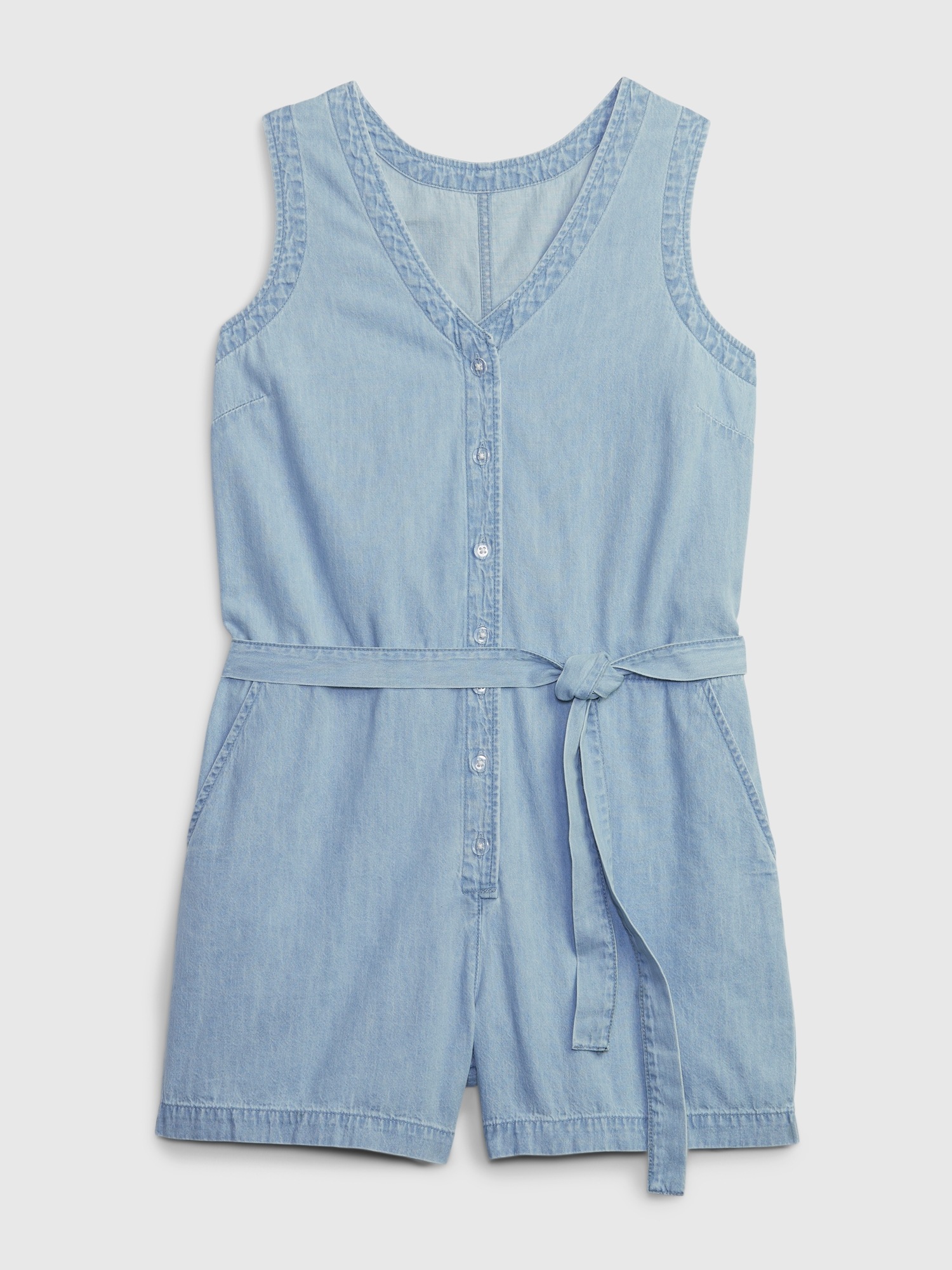 Gap Organic Cotton Denim Romper