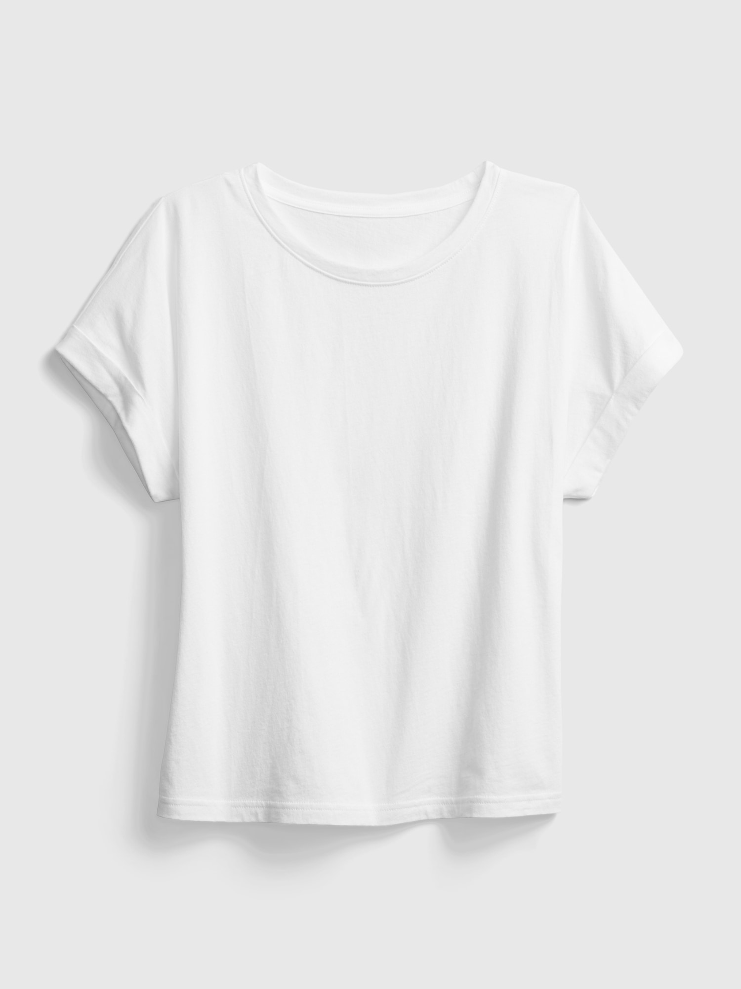 Vintage Abbreviated Roll Cuff T-Shirt