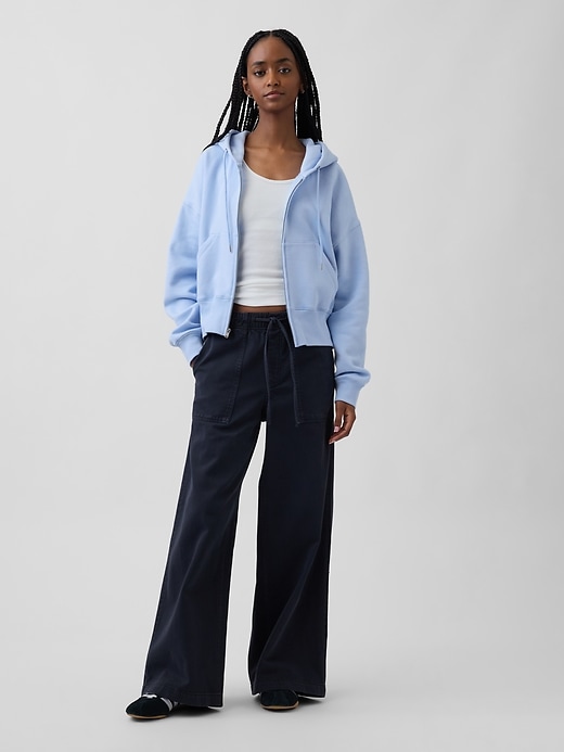 Image number 2 showing, VintageSoft Wedge Zip Hoodie