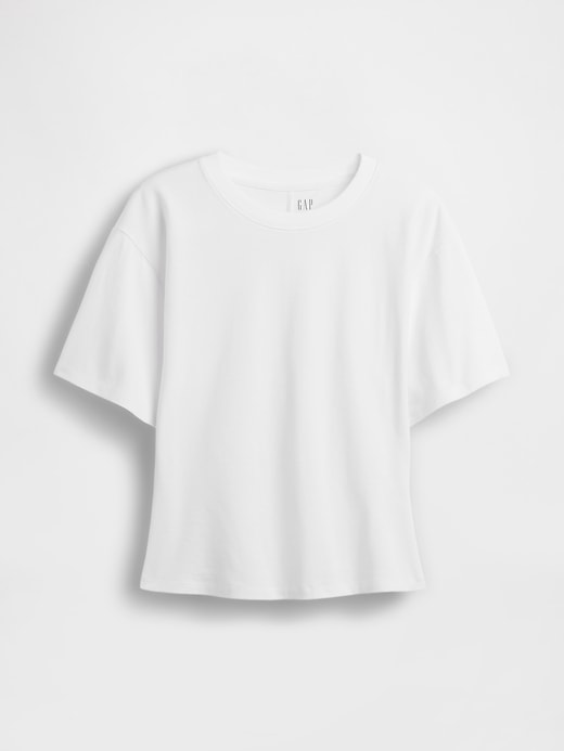 Image number 5 showing, Knit Fitted-Waist T-Shirt