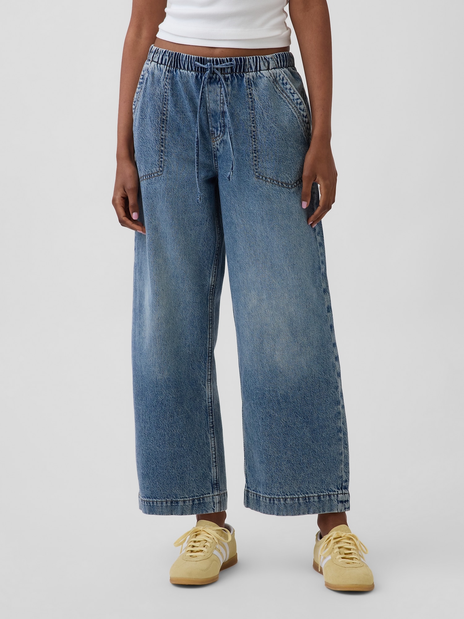 Low Rise '90s Loose Easy Crop Jeans
