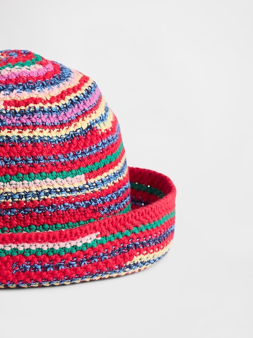 Image number 3 showing, Knit Stripe Bucket Hat