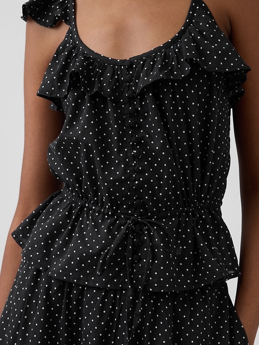 Image number 4 showing, Flutter-Sleeve Tie-Waist Top