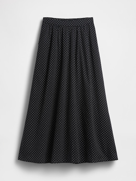 Image number 5 showing, Dotted Voile Maxi Skirt