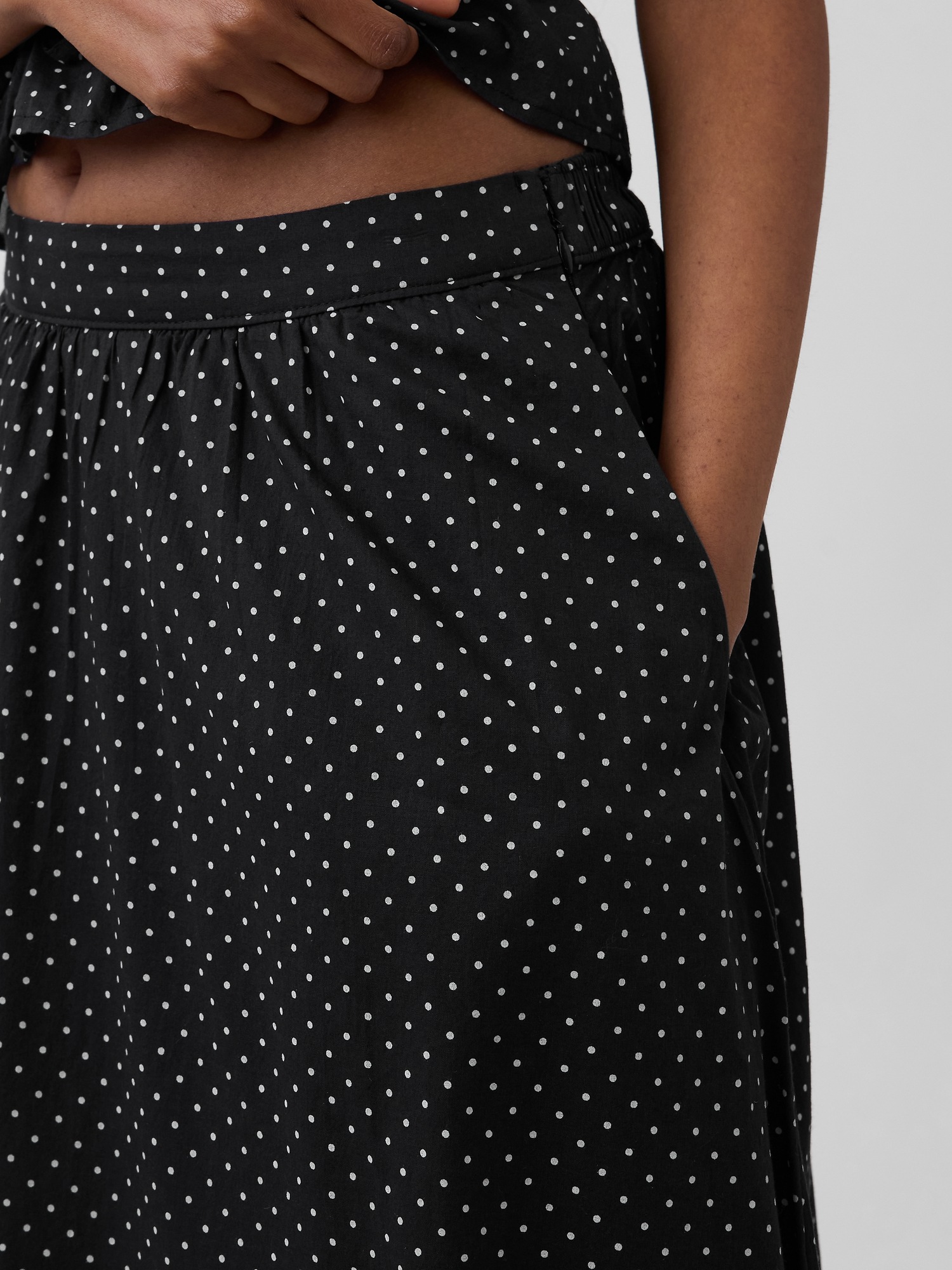Женские юбки Gap Dotted Voile Maxi Skirt — фото 3