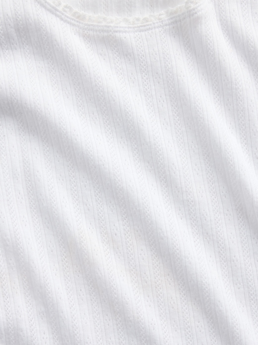 Image number 4 showing, Pointelle Shell Tank Top