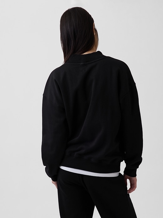 Image number 3 showing, VintageSoft Oversized Mockneck Tunic Sweatshirt