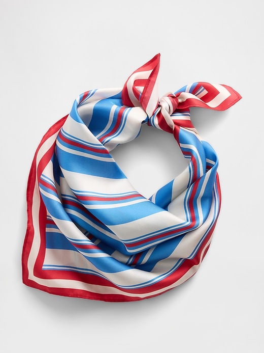 Image number 1 showing, Oversized Silk Bandana