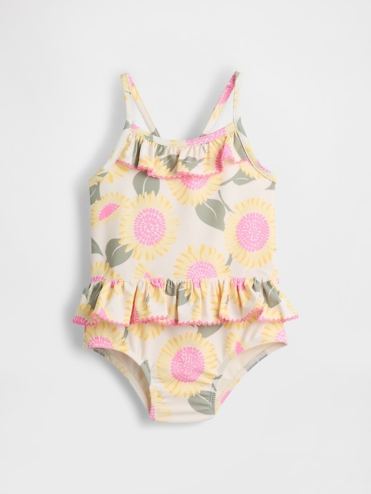 Image number 1 showing, Baby & Toddler Sunflower Swim One-Piece