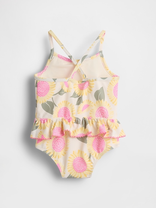 Image number 2 showing, Baby & Toddler Sunflower Swim One-Piece