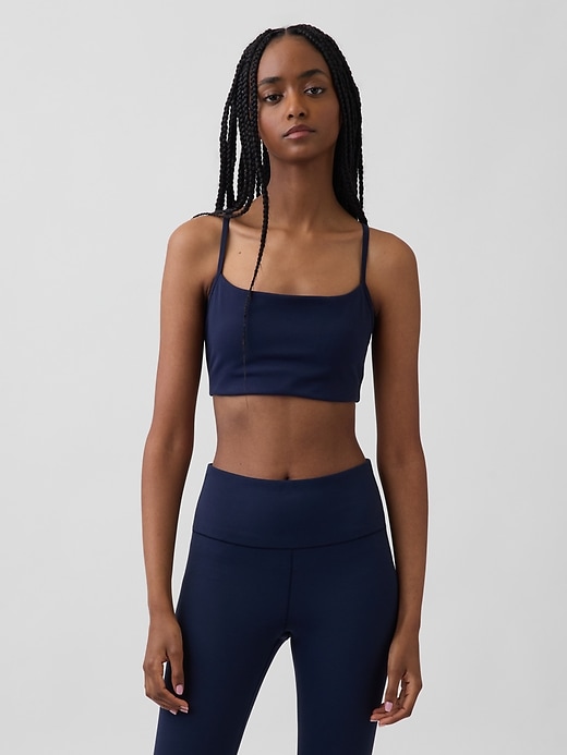 Image number 1 showing, GapFit Smooth Racerback Sports Bra