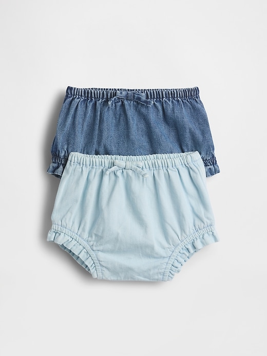 Image number 1 showing, Baby Denim Bloomers (2-Pack)
