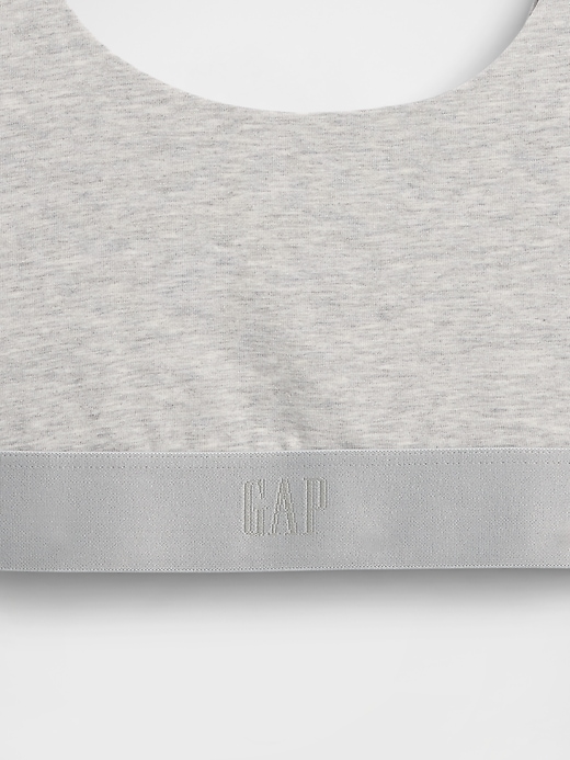 Image number 3 showing, Organic Stretch Cotton Gap Logo Bralette