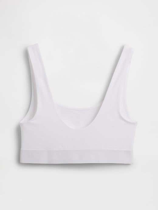 Image number 6 showing, Organic Stretch Cotton Gap Logo Bralette
