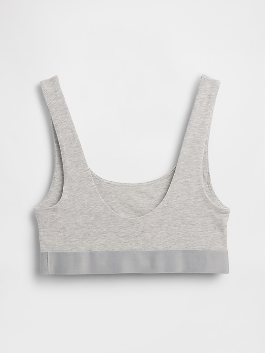 Image number 7 showing, Organic Stretch Cotton Gap Logo Bralette