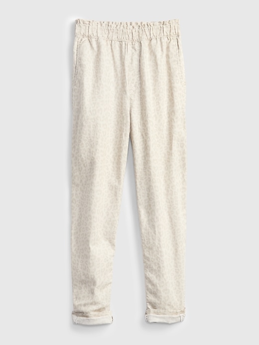 Image number 1 showing, High Rise Paperbag Pull-On Pants