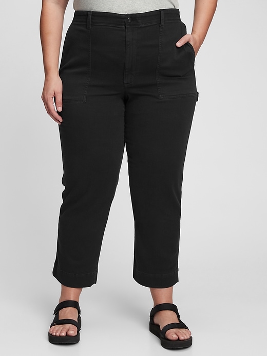 Image number 2 showing, High Rise Carpenter Straight Leg Pants