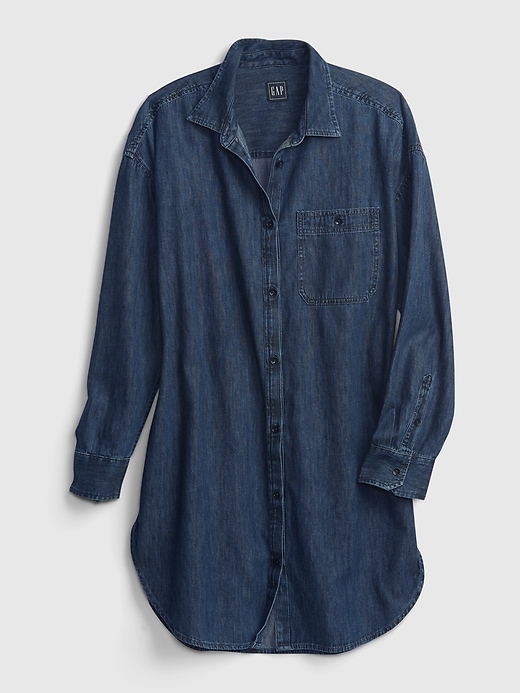 Oversized Denim Shirt