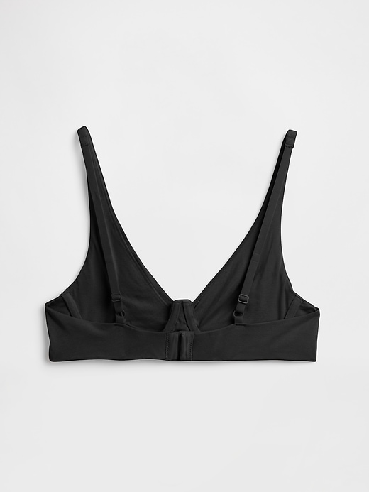 Image number 6 showing, Organic Stretch Cotton Unlined Bra