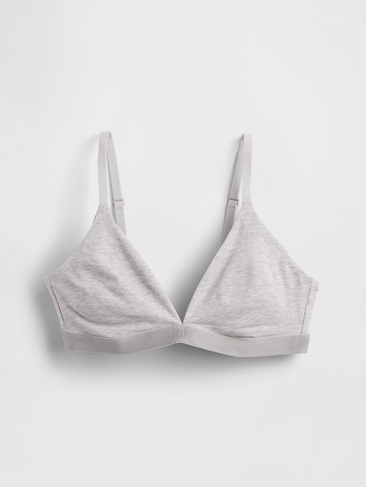 Image number 4 showing, Organic Stretch Cotton Triangle Bra