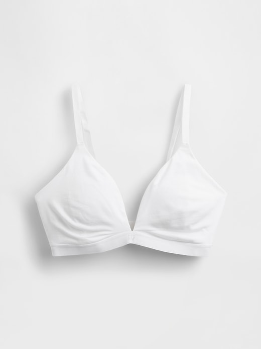 Image number 4 showing, Organic Stretch Cotton Triangle Bra