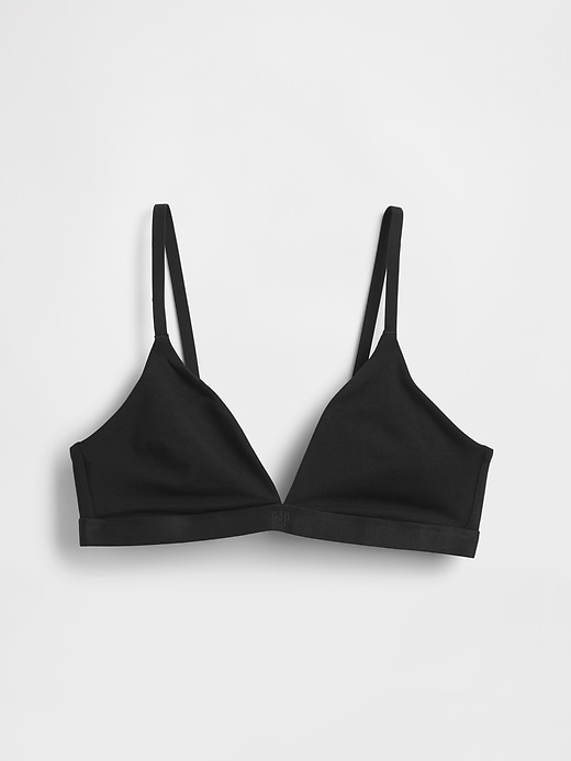 Image number 4 showing, Organic Stretch Cotton Triangle Bra