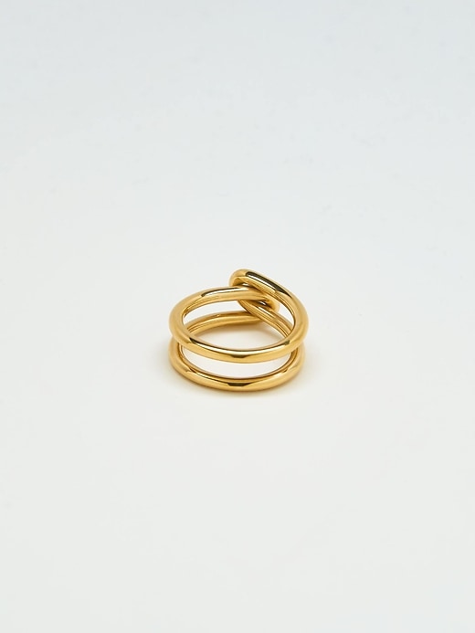 Image number 5 showing, Admiral Row Gold Double Knot Ring