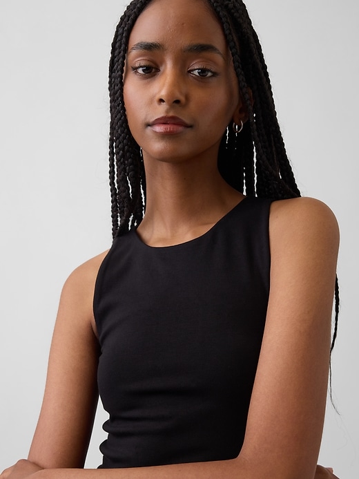 Image number 4 showing, Crop Halter Tank Top