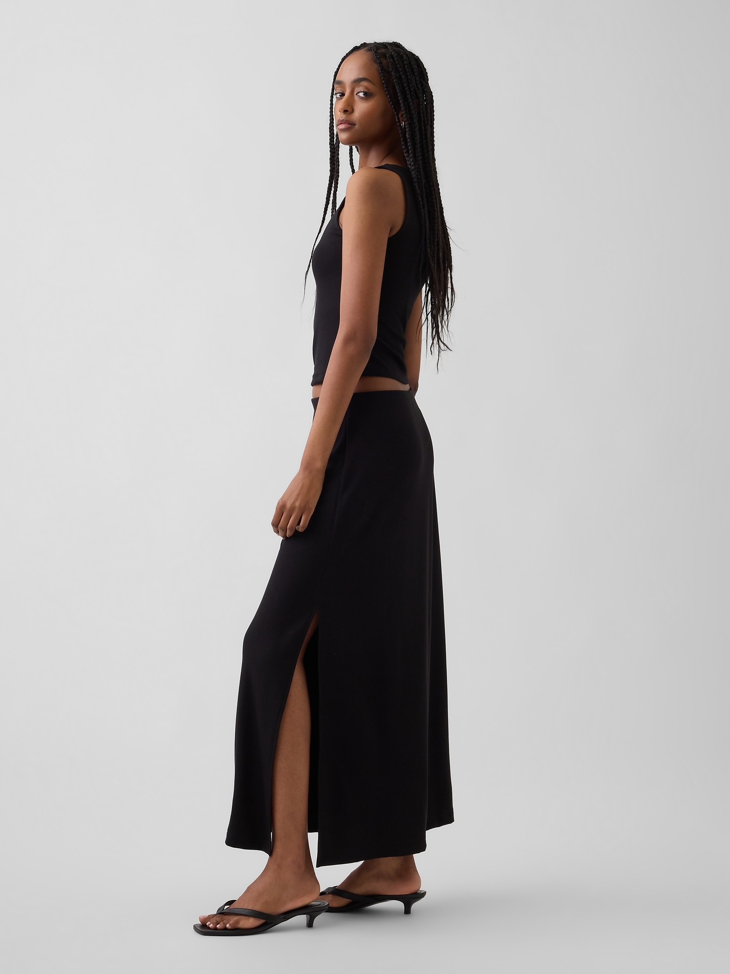 Image number 3 showing, Jersey Maxi Skirt