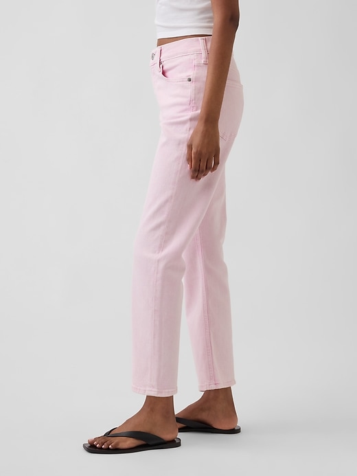 Image number 3 showing, High Rise '90s Slim Straight Crop Jeans