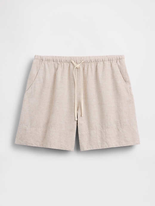 Image number 5 showing, Linen-Blend Easy Shorts
