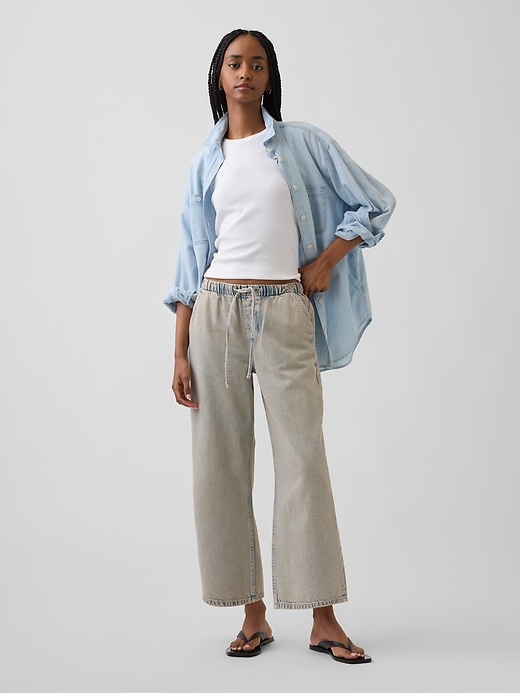 Image number 1 showing, Low Rise '90s Loose Easy Crop Jeans