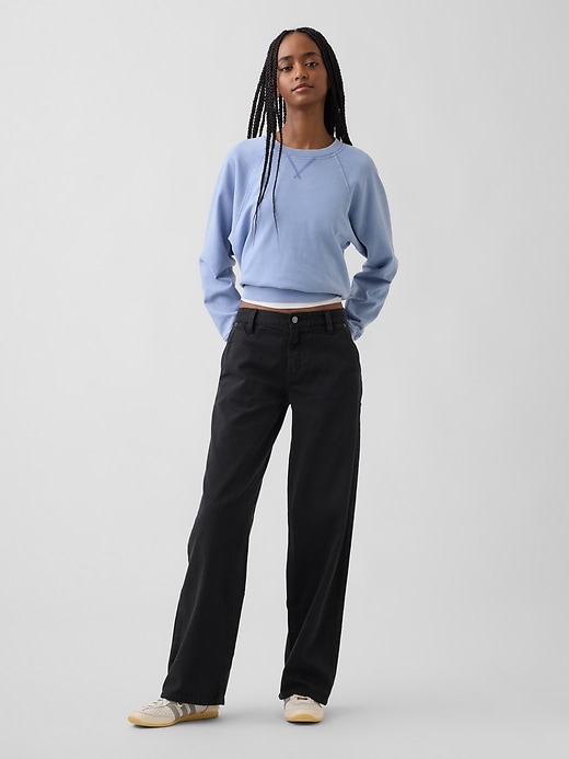 Image number 1 showing, Low Rise '90s Loose Khakis