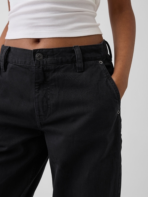 Image number 6 showing, Low Rise '90s Loose Khakis