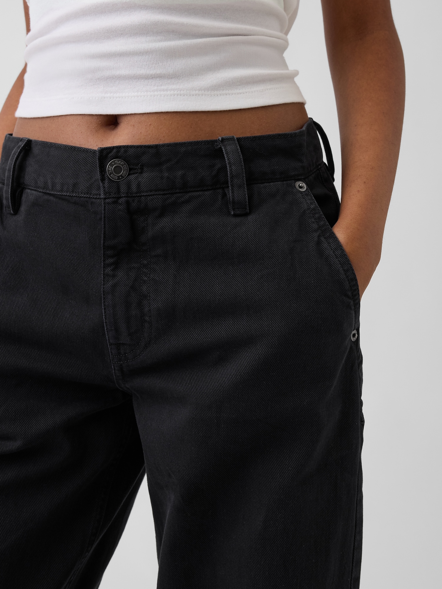 Low Rise '90s Loose Khakis