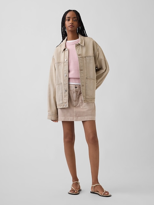 Image number 2 showing, 100% Cotton Oversized Sweater