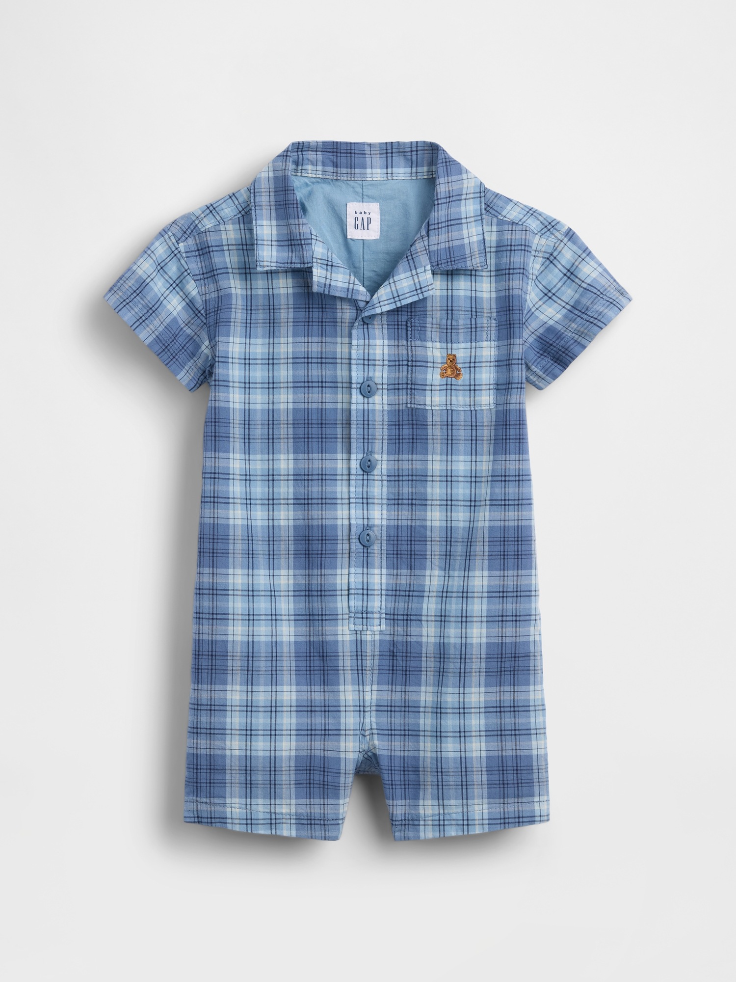Gap Baby Plaid Shorty One-Piece