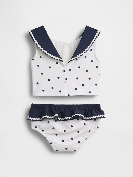 Image number 2 showing, Baby & Toddler Sailor Swim Two-Piece