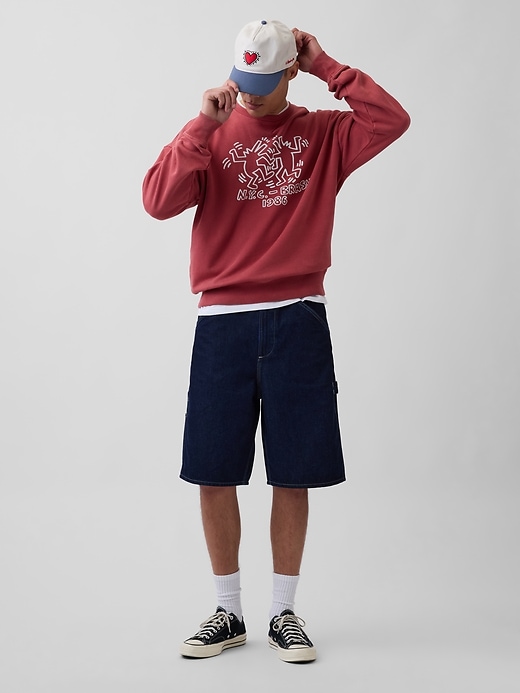 Image number 2 showing, Keith Haring Heavyweight Logo Sweatshirt