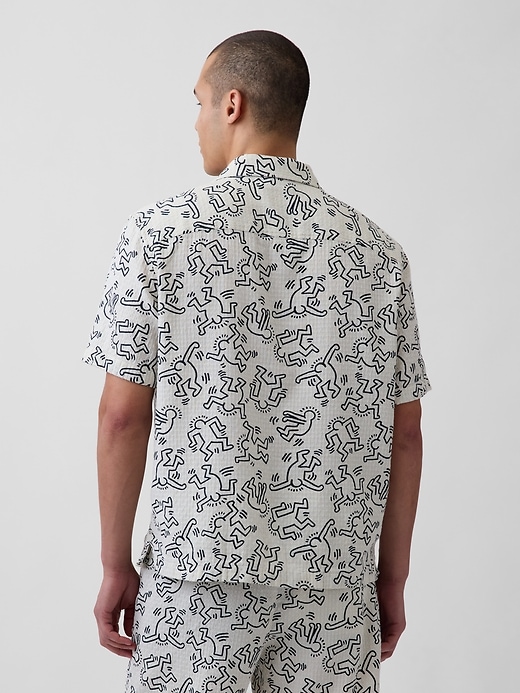 Image number 3 showing, Keith Haring Textured Shirt