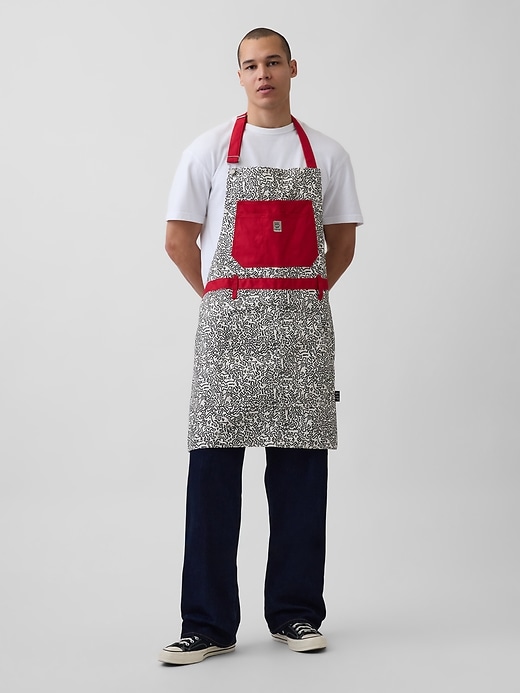 Image number 1 showing, Keith Haring Canvas Apron
