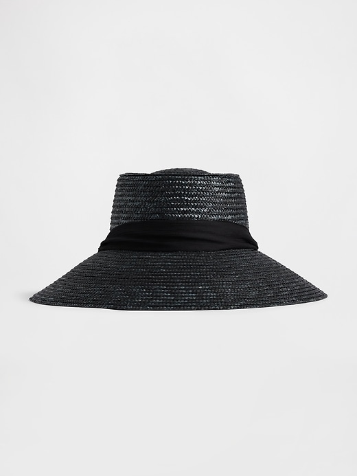 Image number 1 showing, Wide Brim Straw Hat