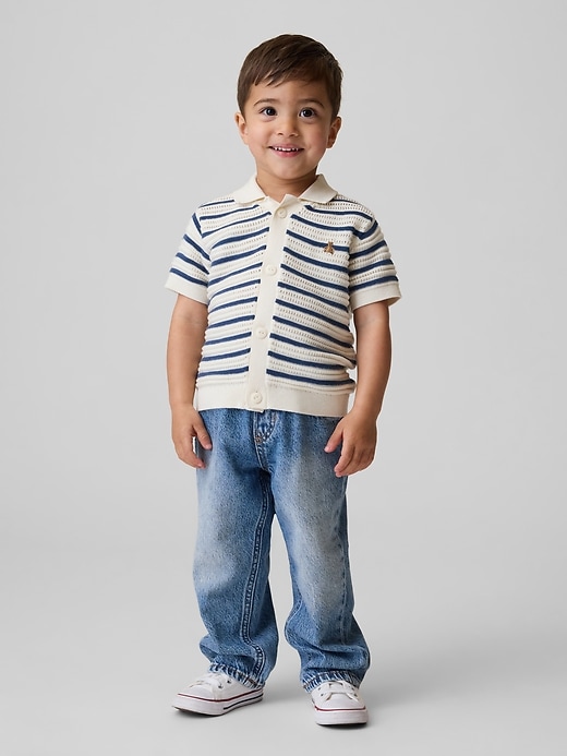 Image number 1 showing, Baby & Toddler Pull-On Baggy Jeans