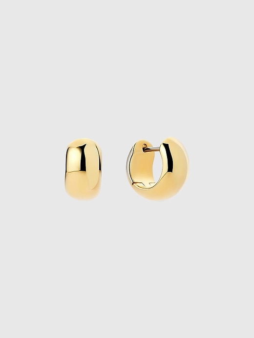Image number 1 showing, Ana Luisa Giulia Bold Gold Hoop Earrings