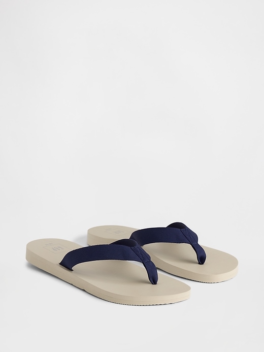 Image number 2 showing, Canvas Flip Flops