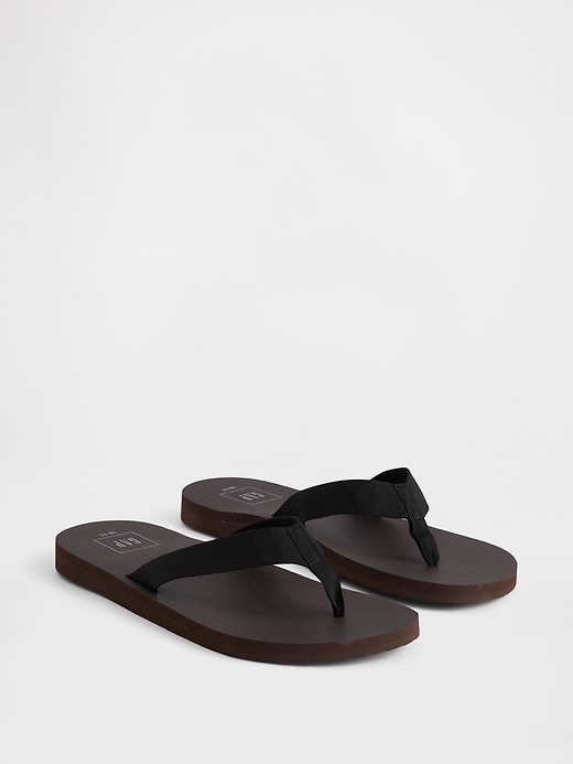 Image number 2 showing, Canvas Flip Flops