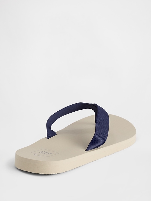 Image number 3 showing, Canvas Flip Flops