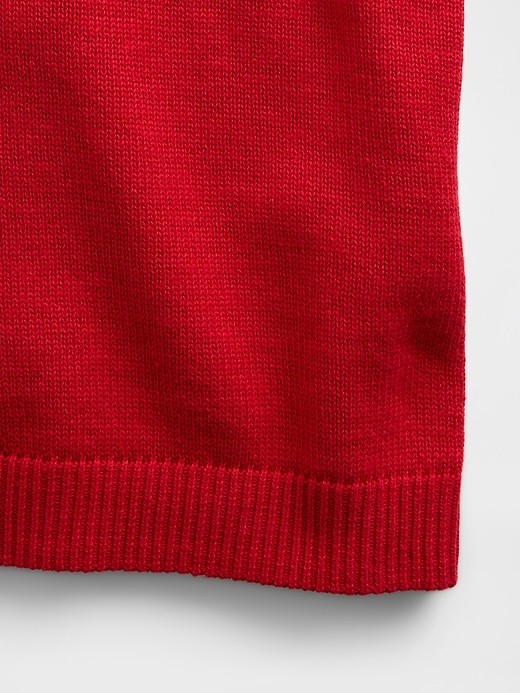 Image number 4 showing, 100% Cotton Relaxed Polo Sweater