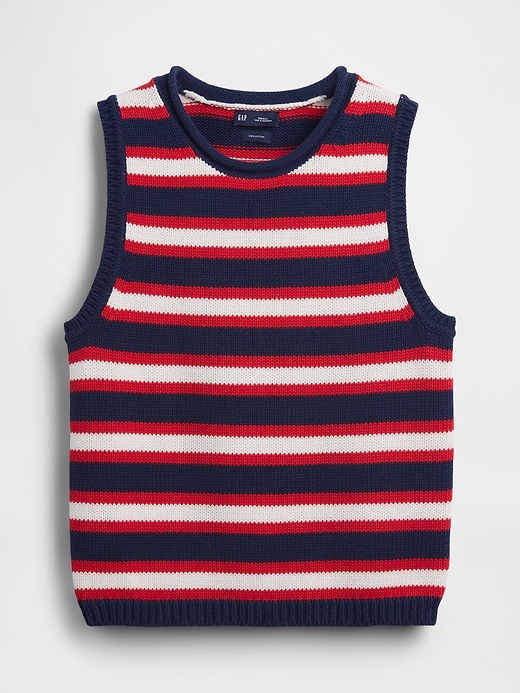 Image number 5 showing, 100% Cotton Sweater Vest