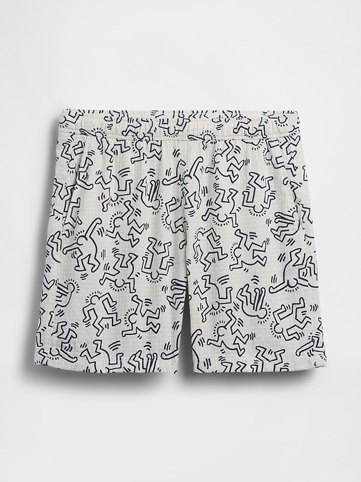 Image number 7 showing, Keith Haring Textured Easy Shorts